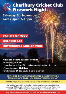 Cricket Club Fireworks Night | charlbury.info